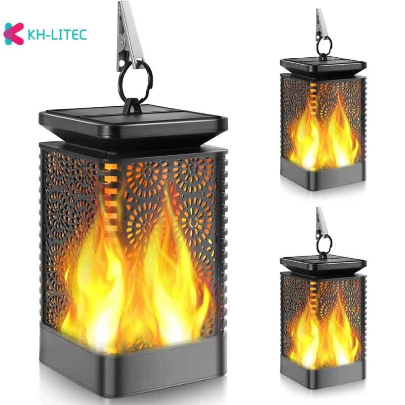 Waterproof Flickering LED Lanterns for Outdoor Garden