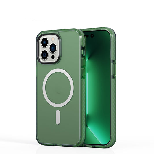 Frosted Translucent Magnetic Phone Case – Stylish and Protective Case for iPhone