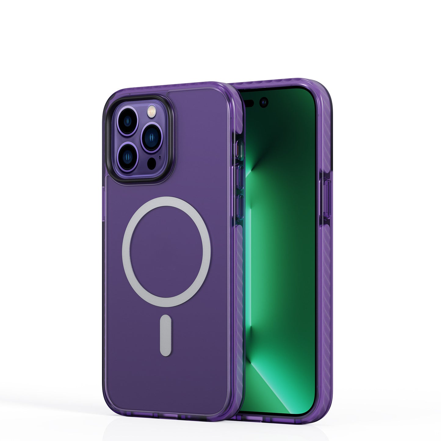 Frosted Translucent Magnetic Phone Case – Stylish and Protective Case for iPhone